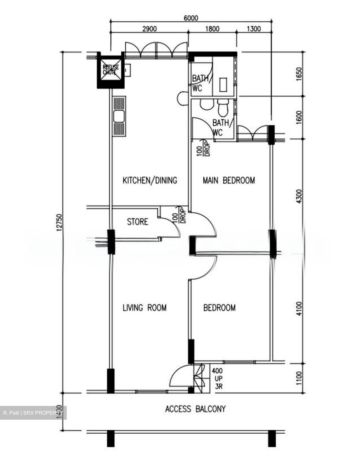 Blk 204 Bedok North Street 1 (Bedok), HDB 3 Rooms #603012001